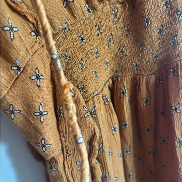 Patrons of Peace Mustard Floral Jumpsuit - Picture 4 of 6